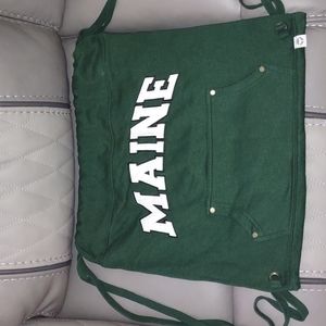 Grey Whale Maine Drawstring Backpack Bag